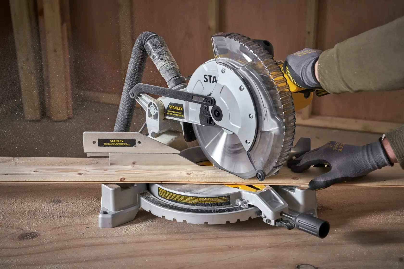 STANLEY® AC 1650W 254mm Compound Slide Mitre Saw