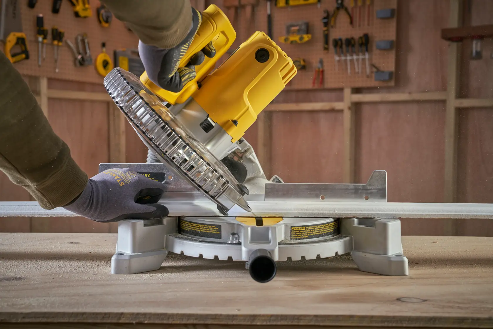 STANLEY® AC 1650W 254mm Compound Slide Mitre Saw