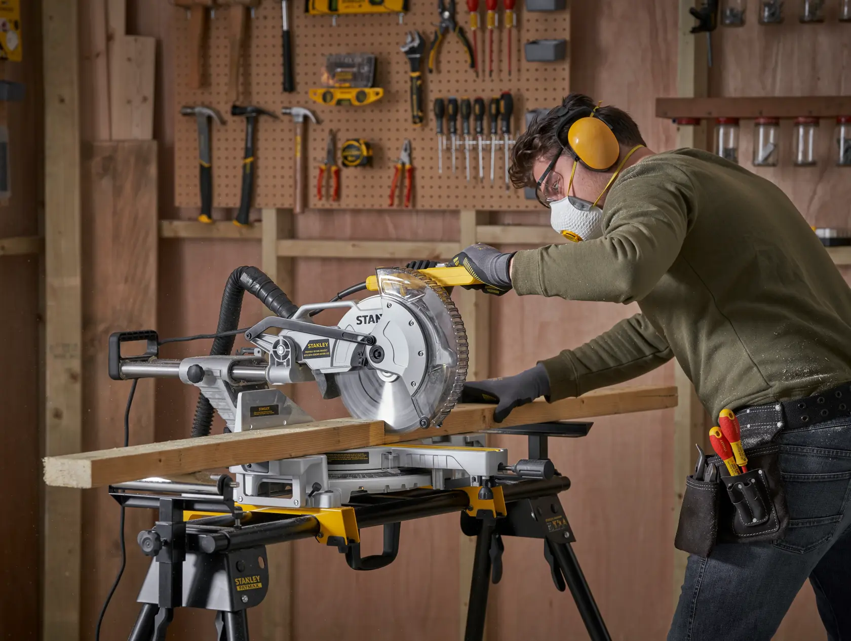 STANLEY® AC 1800W 254mm Slide Mitre Saw