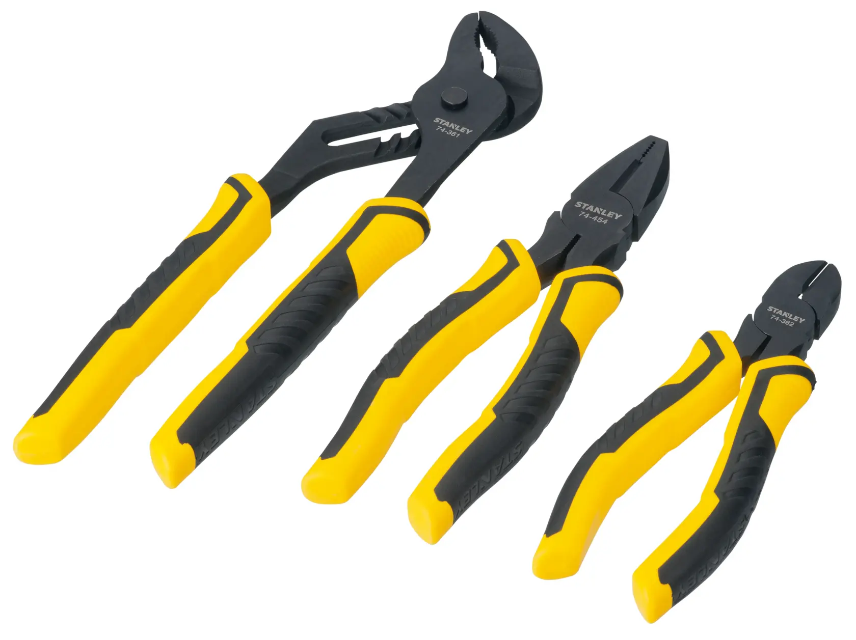 Jeu de pinces multiprise, universelle, coupante STANLEY® 3 pièces