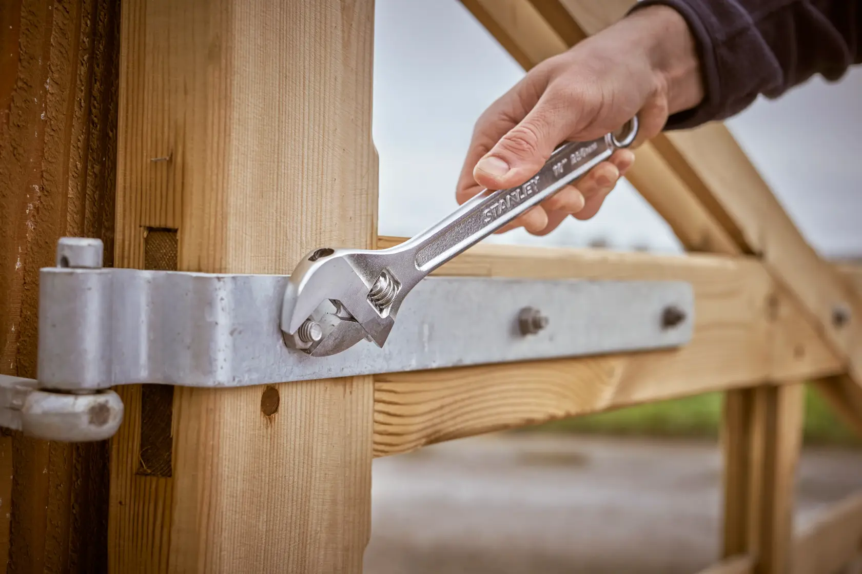 Clé à molette en métal STANLEY® 200 mm