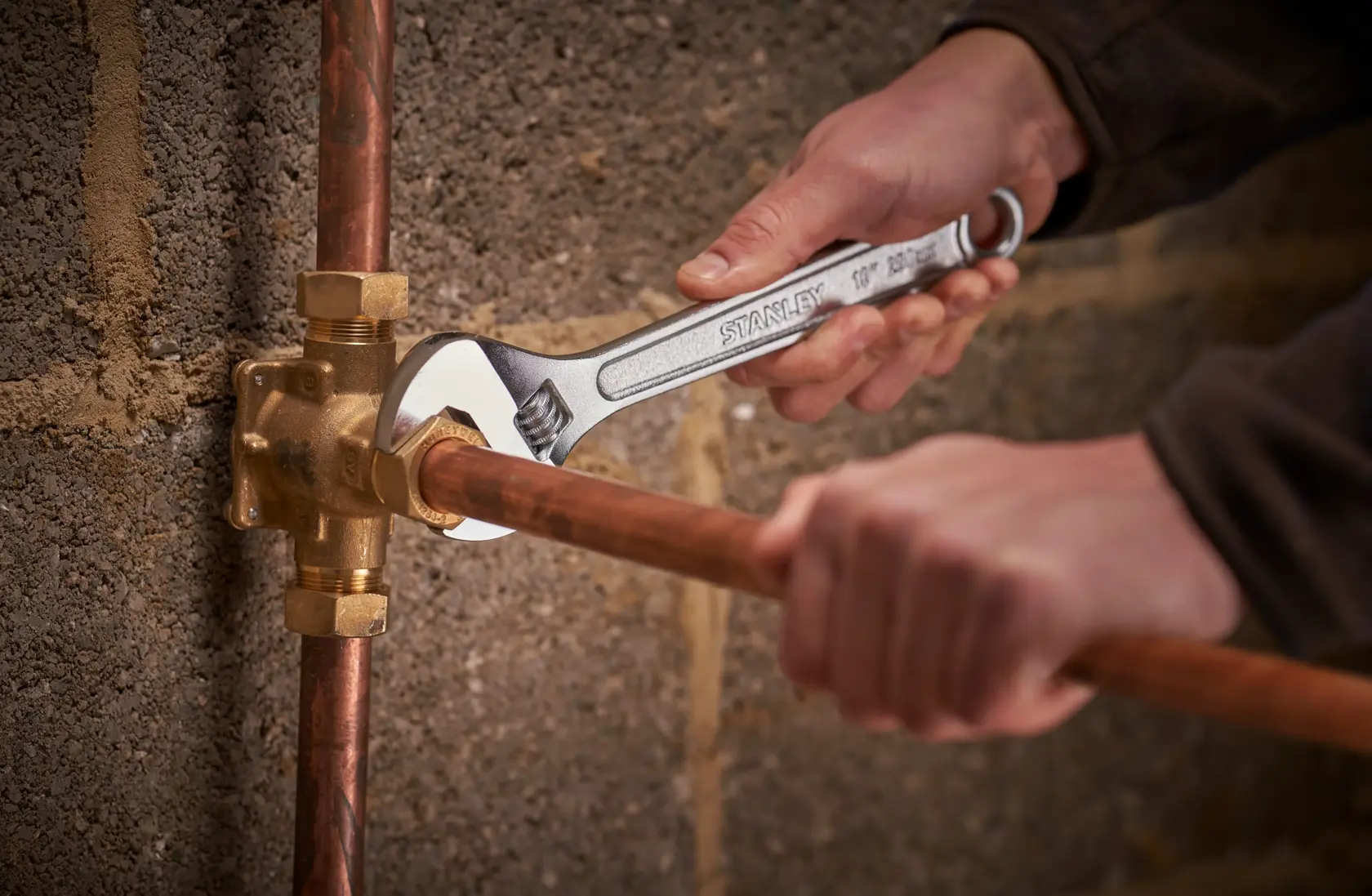 Clé à molette en métal STANLEY® 200 mm