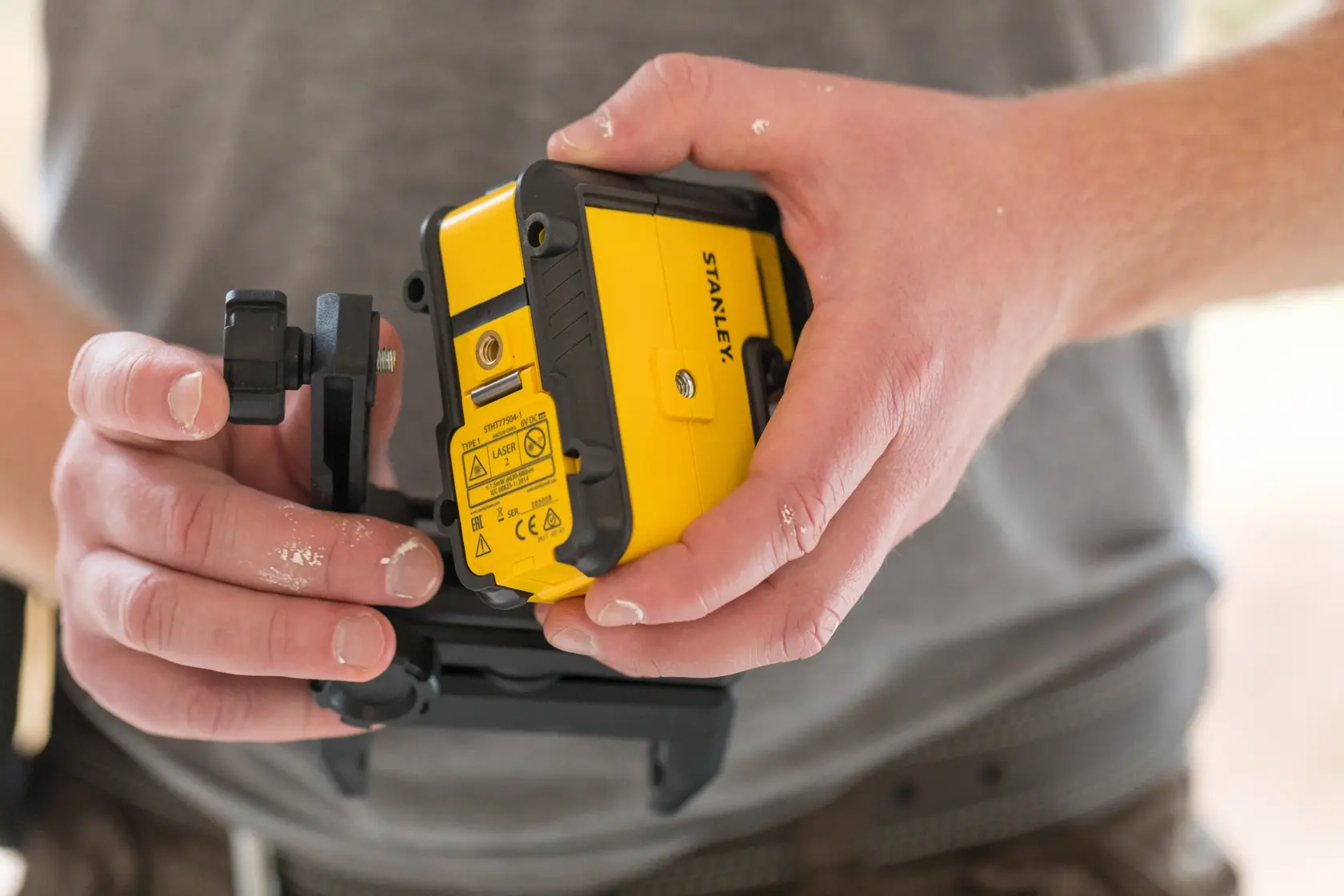 Kit niveau laser 360° CROSS360 STANLEY® vert avec trépied et pochette