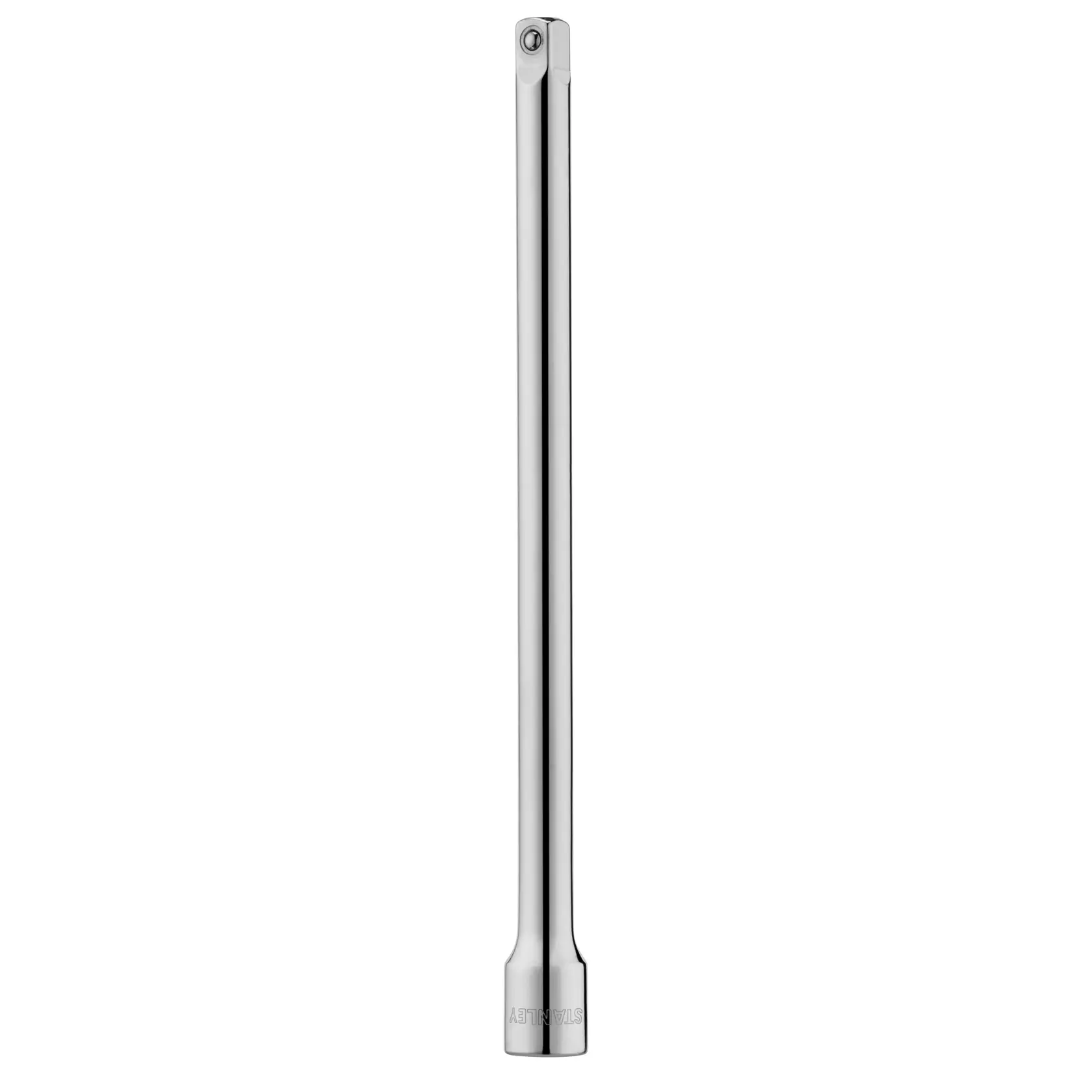 STANLEY STMT86007-0 chrome socket extension bar, tool category, front angle, white background.