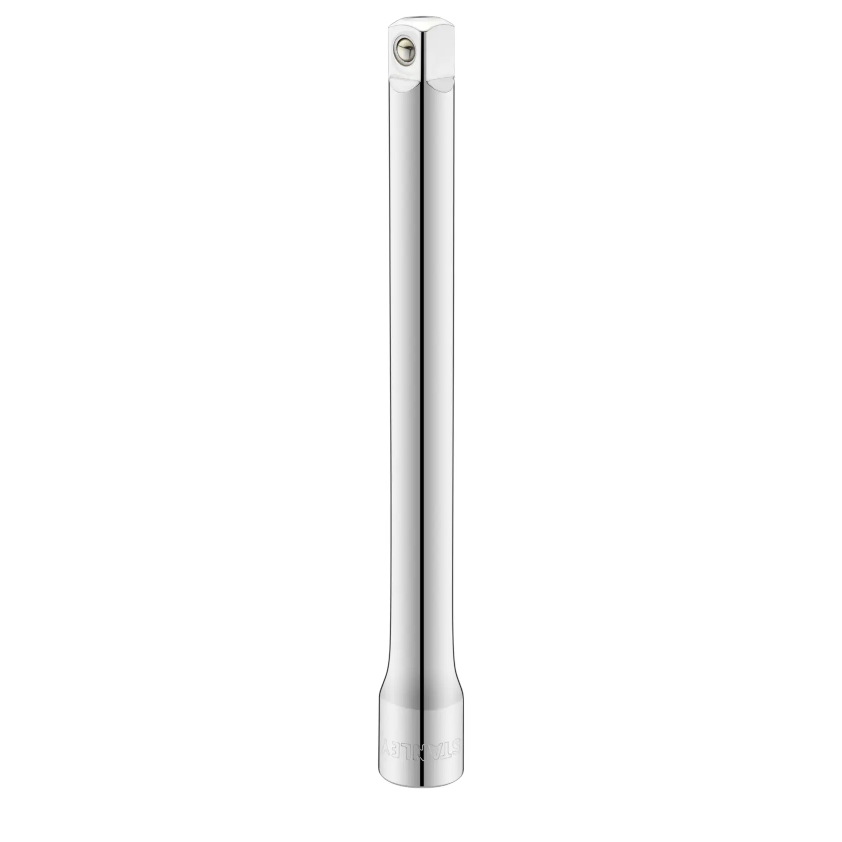 STANLEY STMT86207-0 chrome extension bar tool, photographed upright on white background.