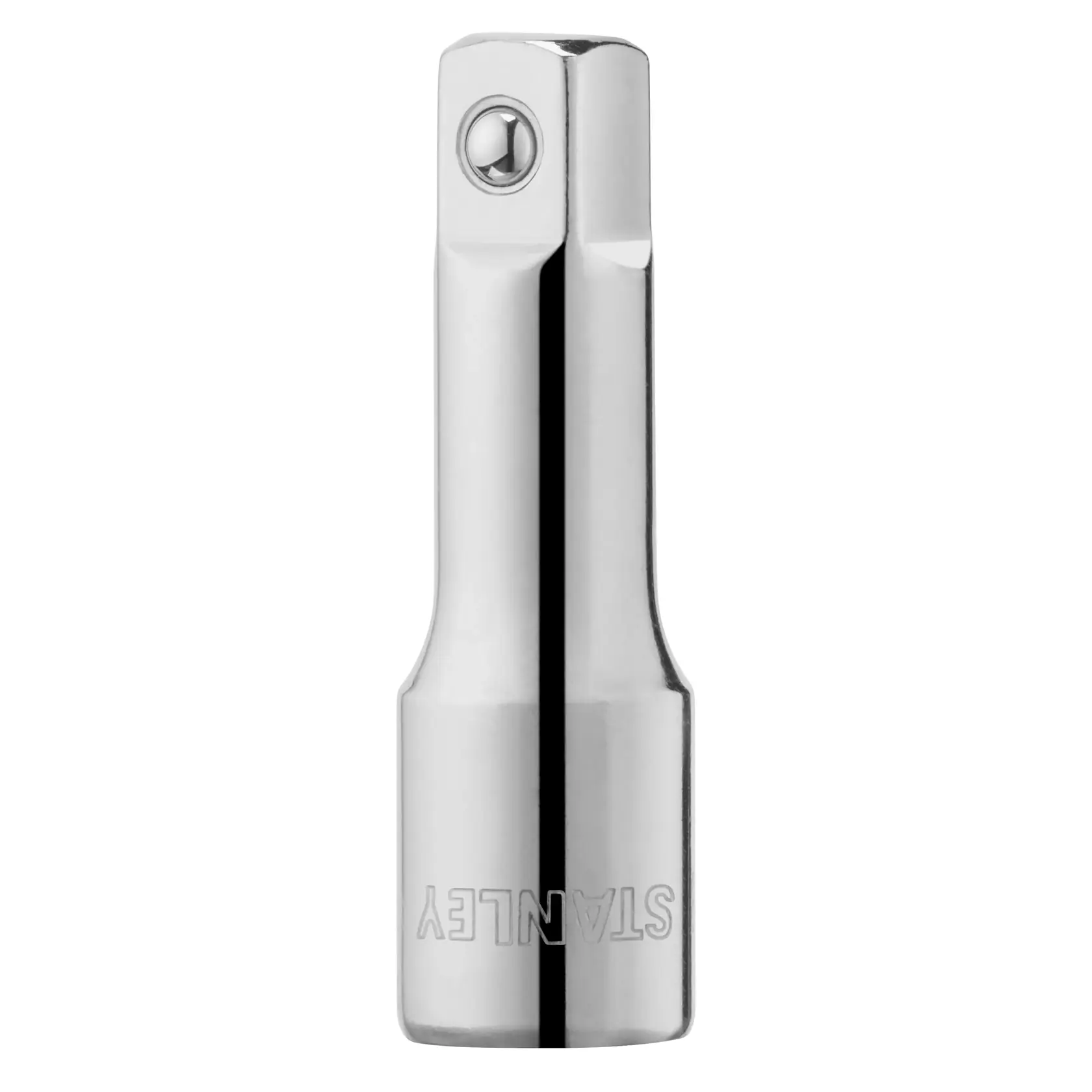 STANLEY STMT88930-0 chrome socket extension, front angle, tool category.