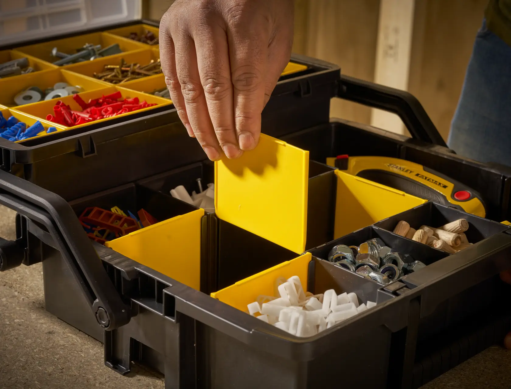 STANLEY® Sort Master Multi-Level Organiser Application Shot