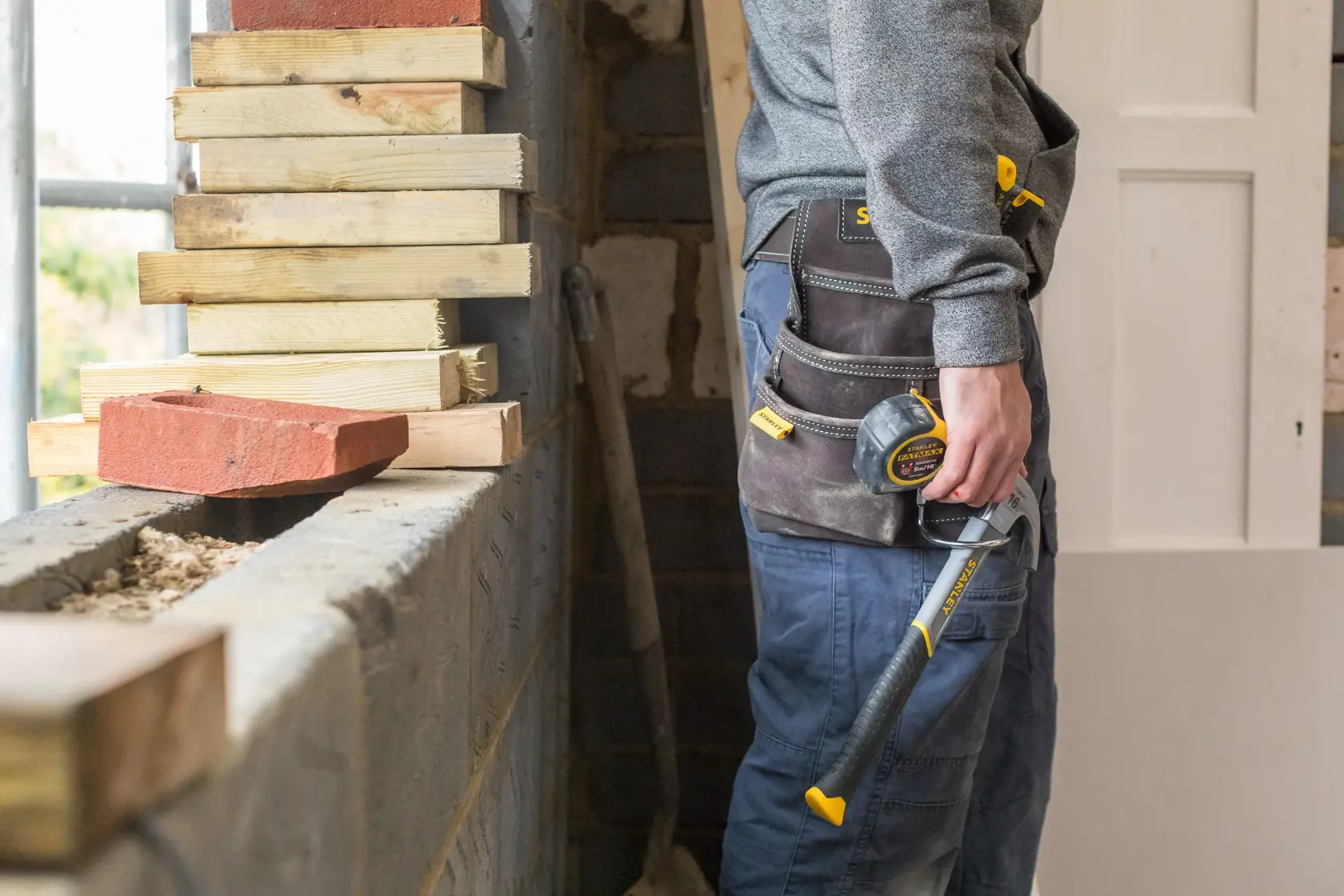 STANLEY® Porte-Outils Et Porte-Marteau En Cuir Simple