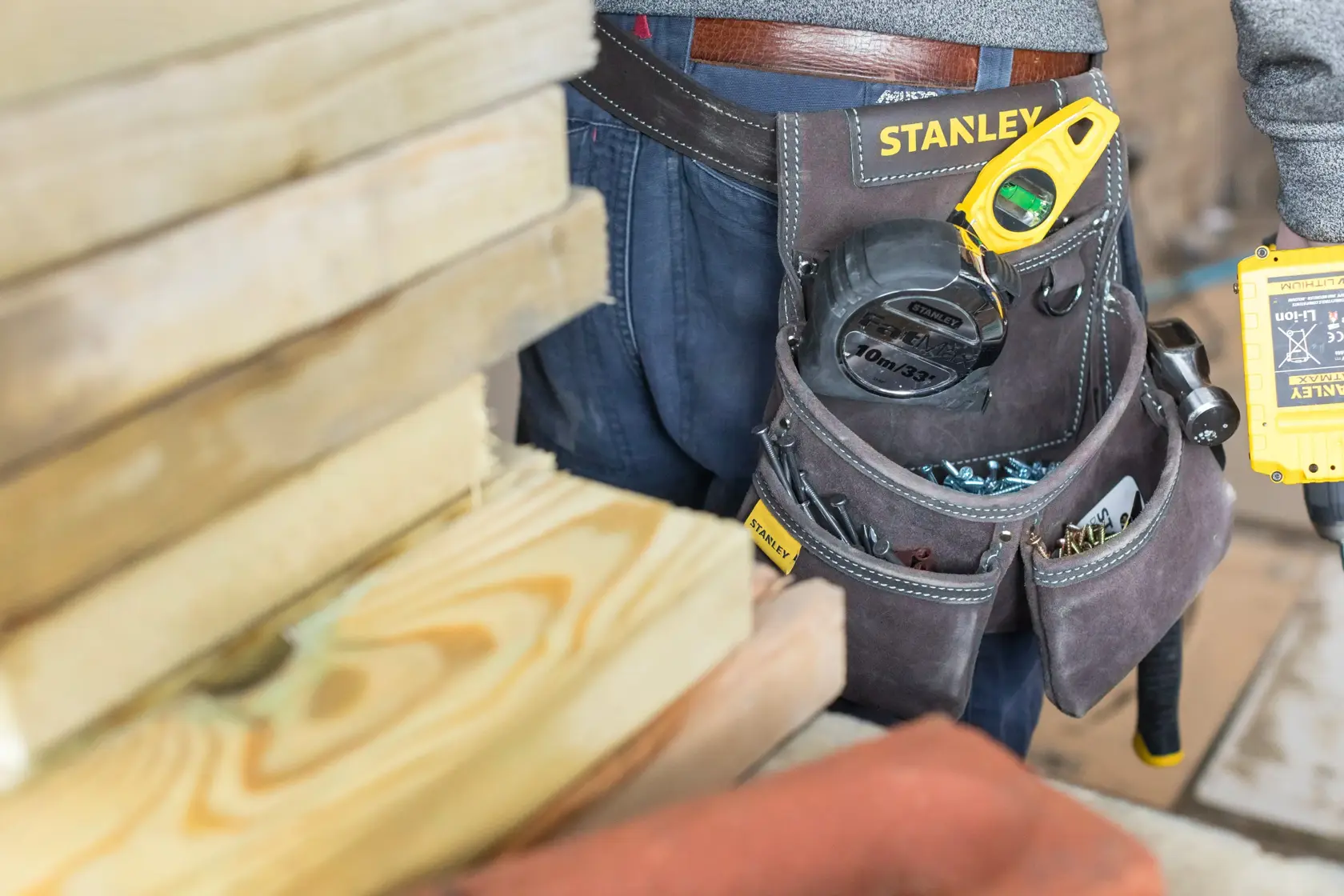 STANLEY® Porte-Outils Cuir Simple