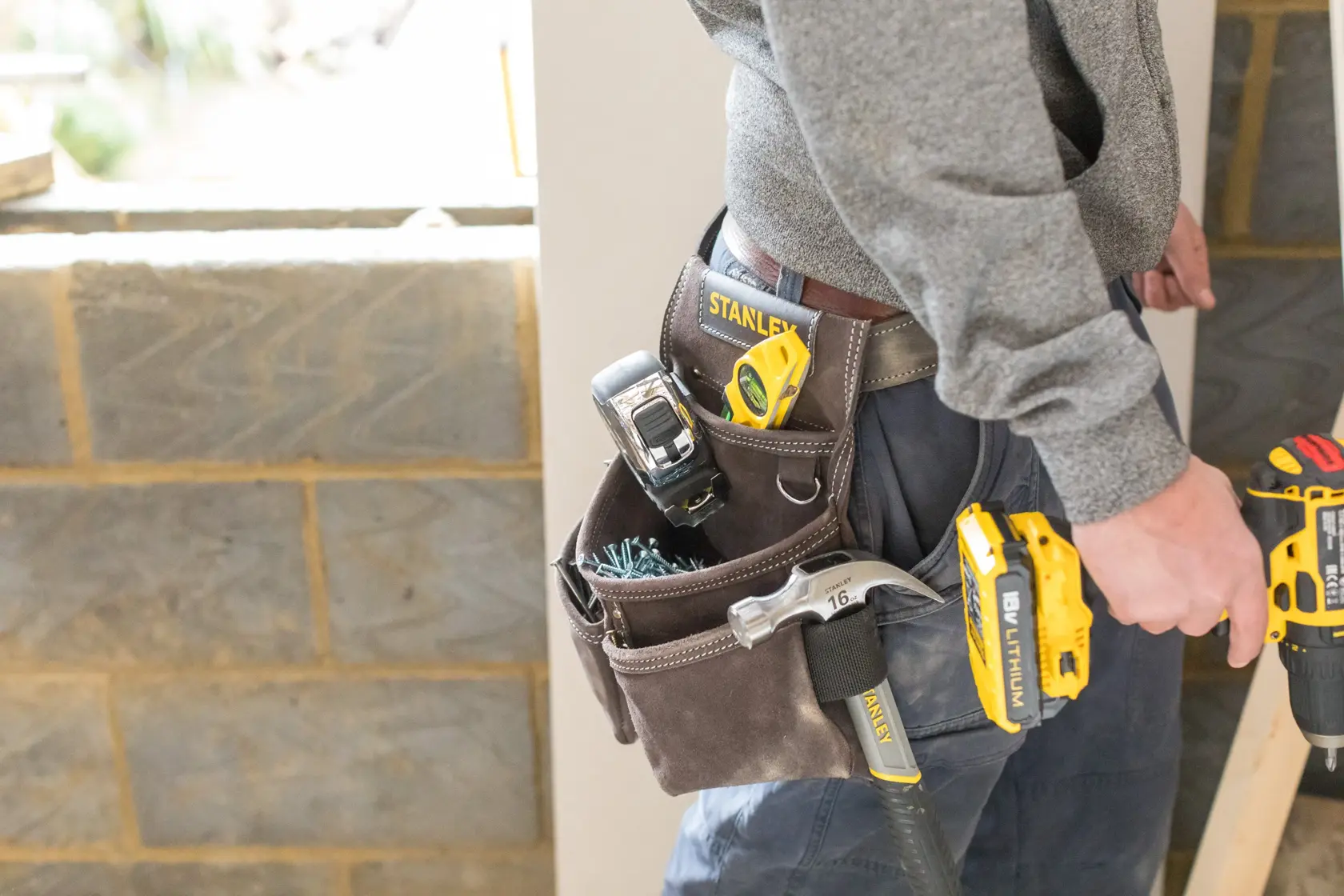 STANLEY® Porte-Outils Cuir Simple