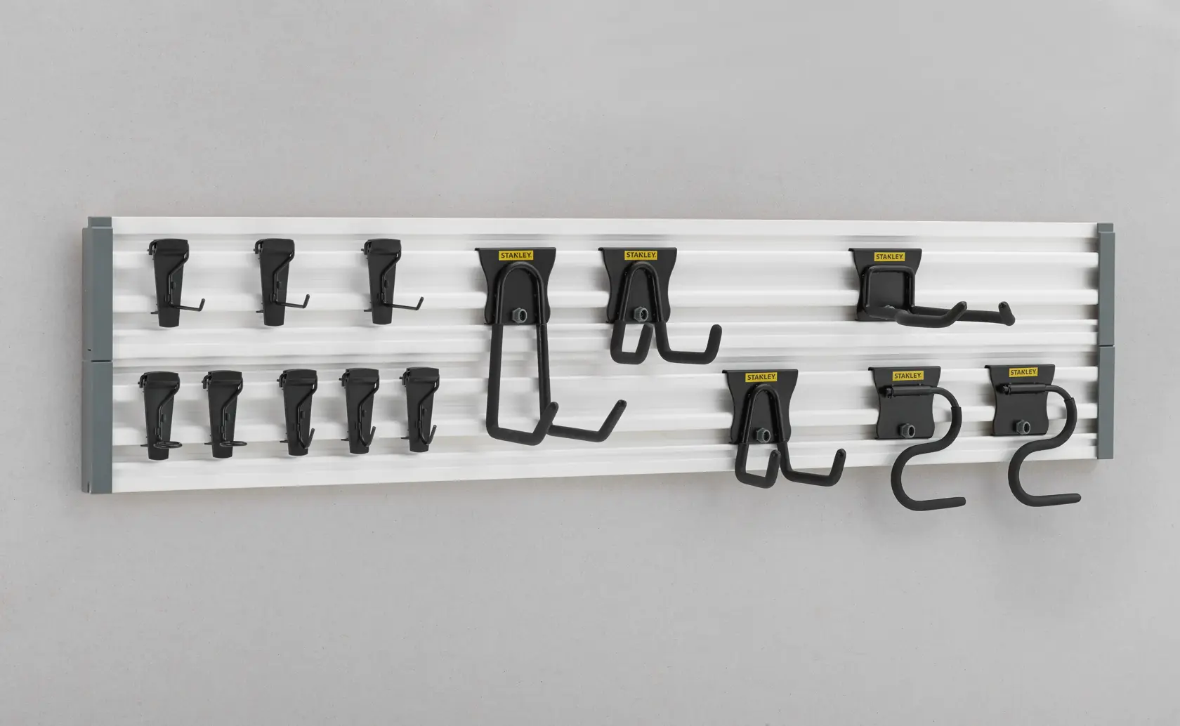 Kit système de rails STANLEY® Track Wall, 20 pièces.