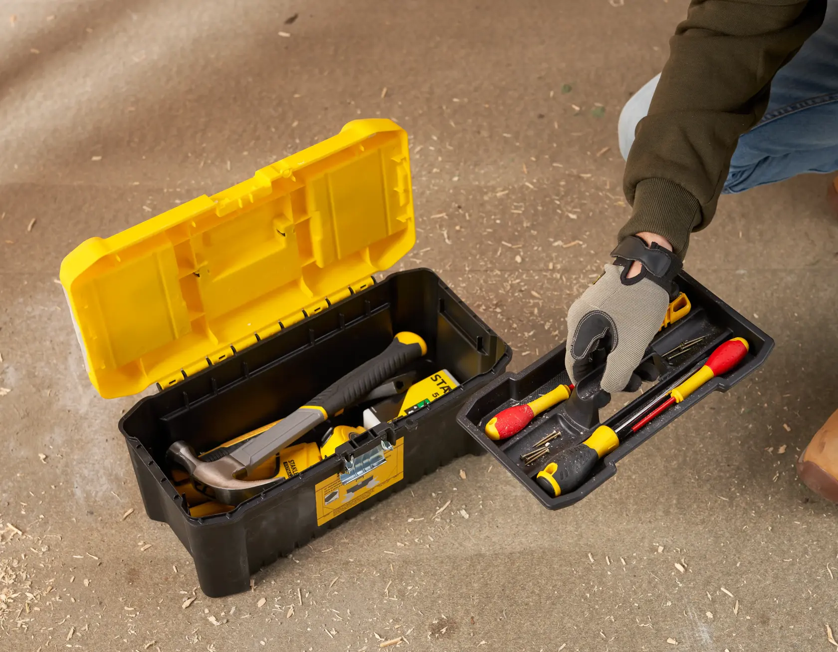 STANLEY® 16 Po. Boîte À Outils Avec Organisateurs Amovibles