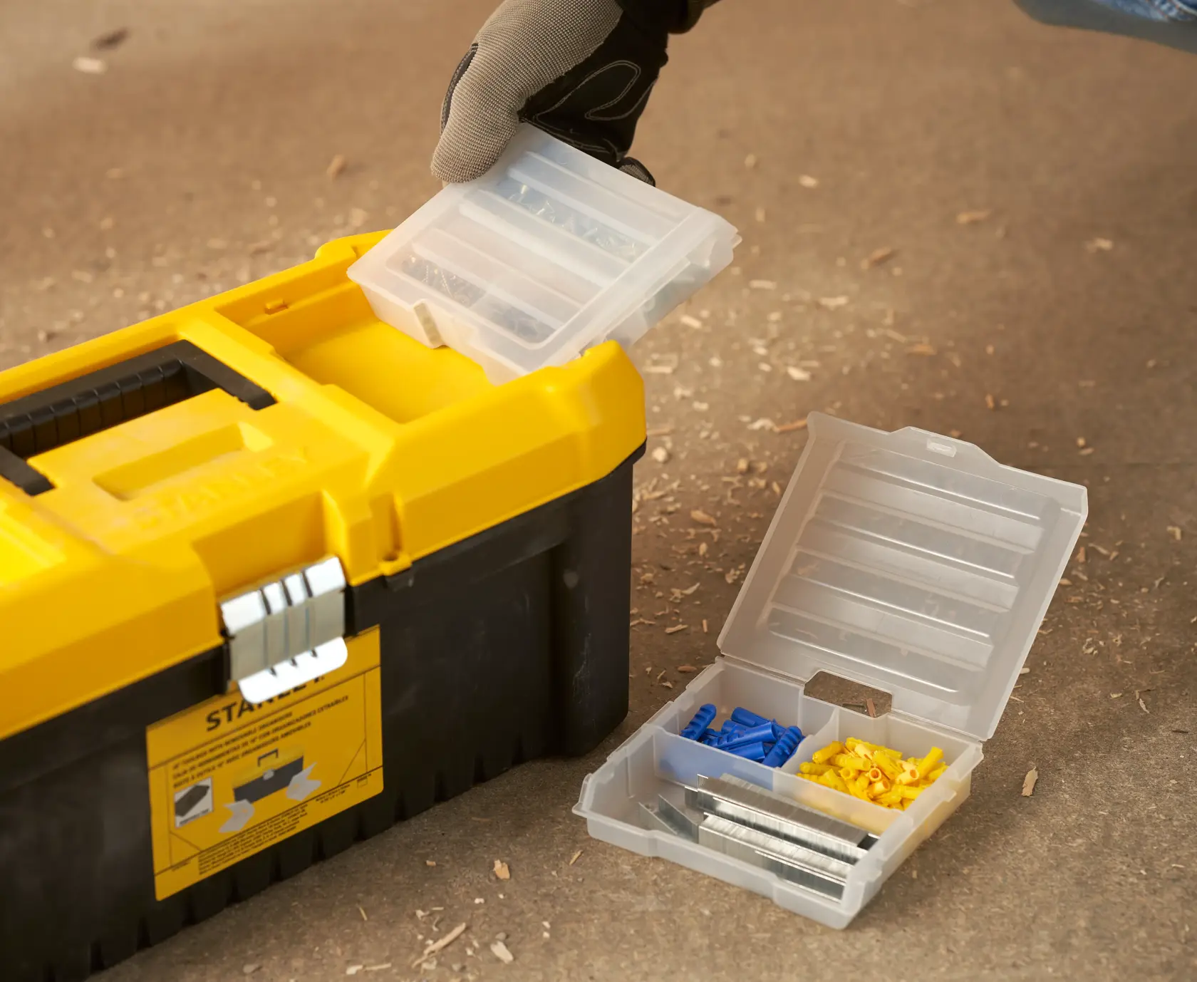 STANLEY® 16 Po. Boîte À Outils Avec Organisateurs Amovibles