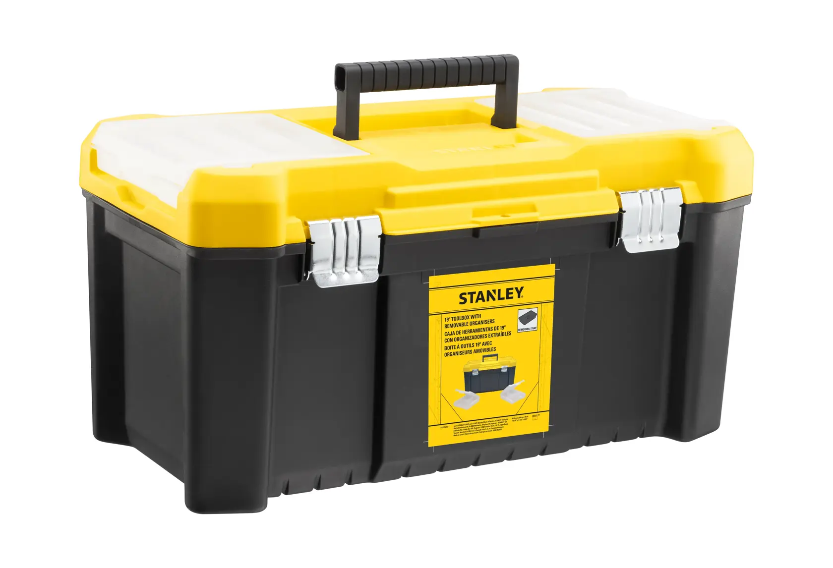 STANLEY® Large Toolbox with removable organisers