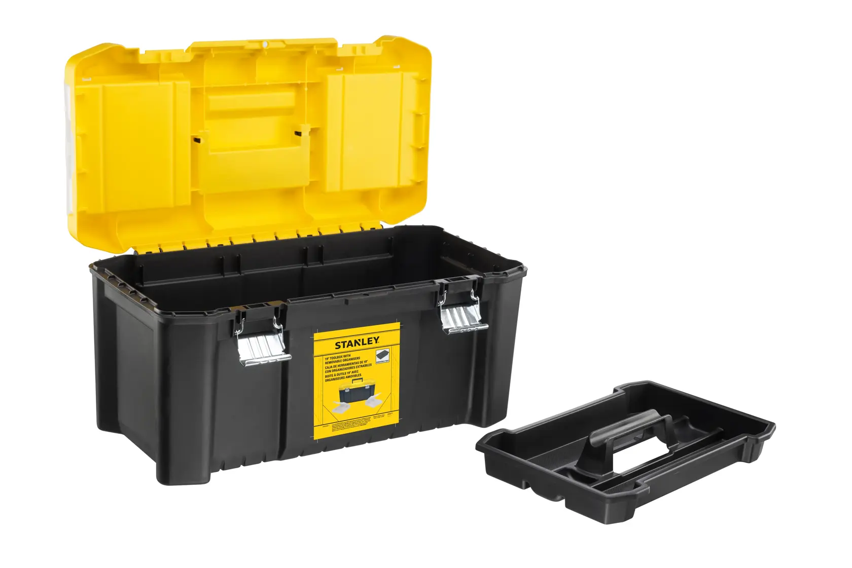 STANLEY® Large Toolbox with removable organisers