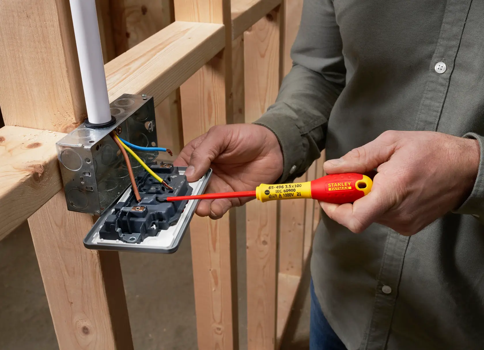 STANLEY® 5 Piece Slim VDE Screwdrivers (PH)